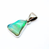 Opal larger stone in sterling silver pendant