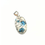 K2, from the Himalayas in a silver setting