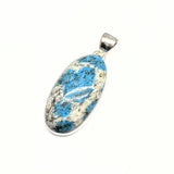 K2, from the Himalayas in a silver setting