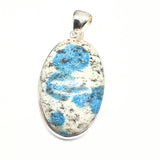 K2, from the Himalayas in a silver setting