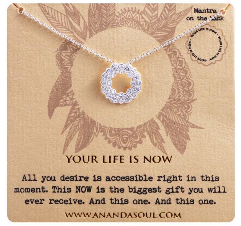 Ananda soul, your life is now armband i silver