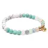 Luovuus, aikomus -rannekoru, kullattu