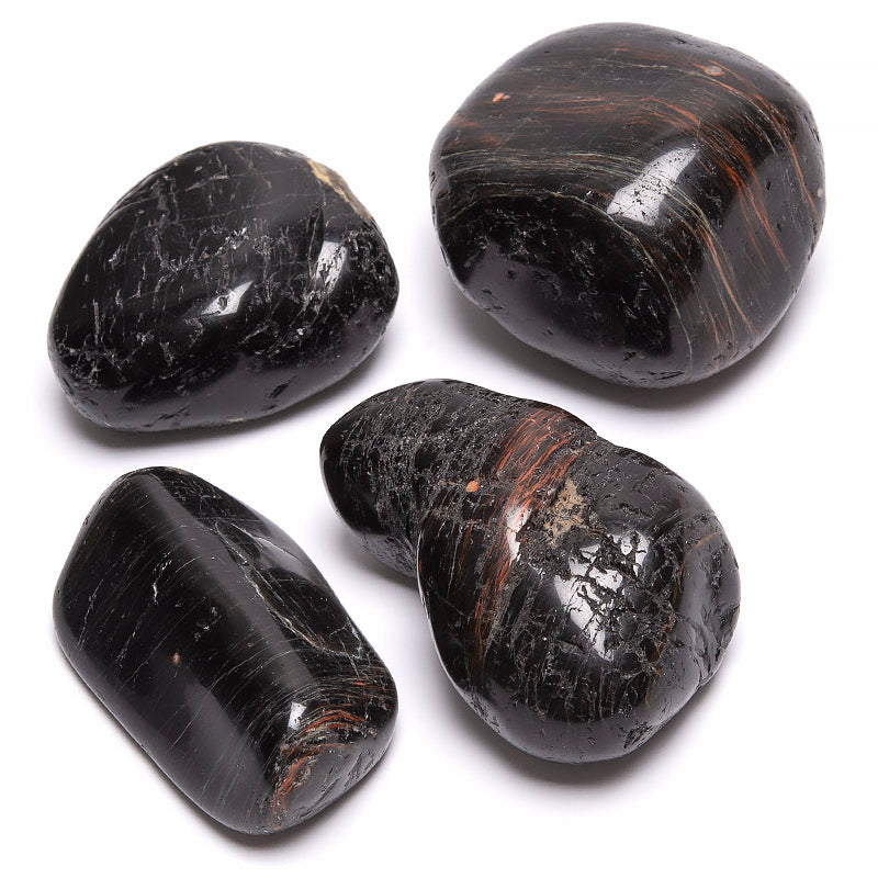 Black tourmaline store polished stone