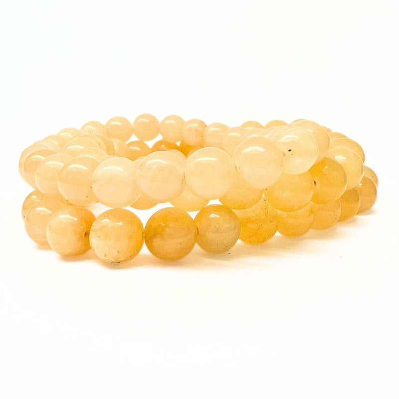 Kalcit orange, armband 8 mm