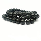 Agate black, bracelet 8 mm