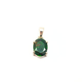 Opal larger stone in sterling silver pendant