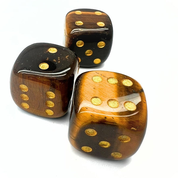 Dice, in precious stone