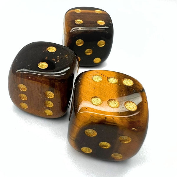 Dice, in precious stone