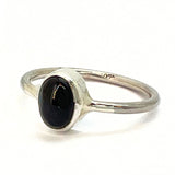 Onyx oval stående sten