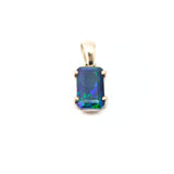 Opal larger stone in sterling silver pendant