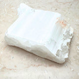 Selenite, raw mineral different sizes
