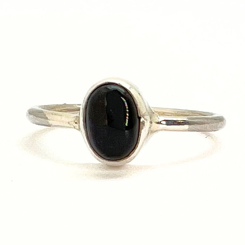 Onyx oval stående sten