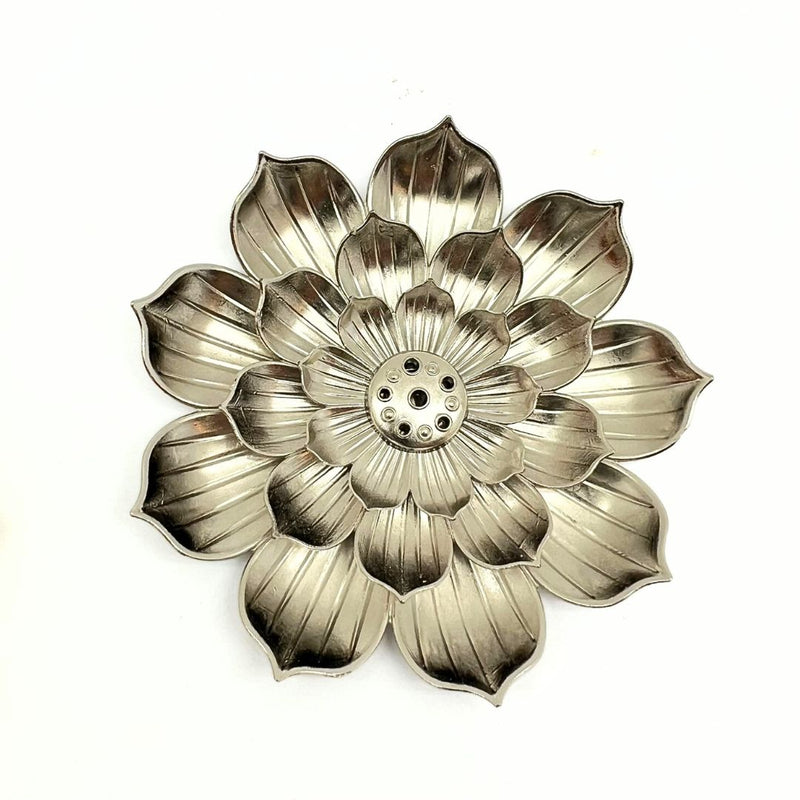 Rökelsehållare Lotus Silver