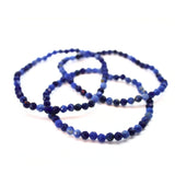 Sodalite, faceted bracelet 6 mm