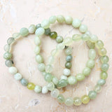 New jade tumbled bracelet