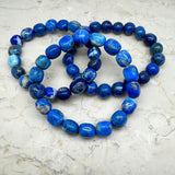 Lapis lazuli, trumlat stenarmband