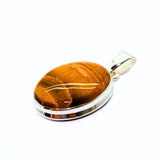 Tigeröga, silver hänge