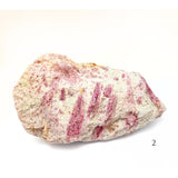 Rosa Turmalin, stora bumlingar turmalinkristall 1,4 - 2,6 kg
