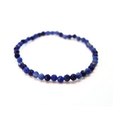 Sodalite, faceted bracelet 6 mm