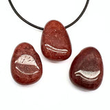 Muscovite necklace with silver or gold-plated chain