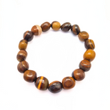 Tiger iron, tumbled small stone bracelet