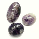 Amethyst, band amethyst tumbled crystal A gross