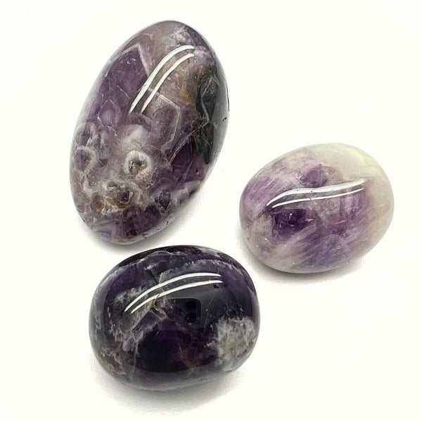 Amethyst, band amethyst tumbled crystal A gross