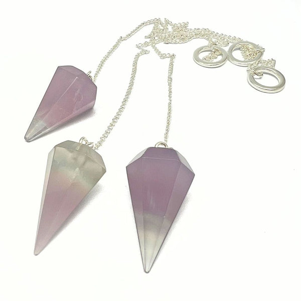 Fluorite, pastel fluorite pendant