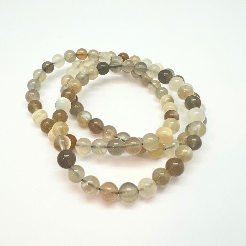 Jade, nephrite bracelet round beads