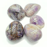 Amethyst, band amethyst tumbled crystal A gross