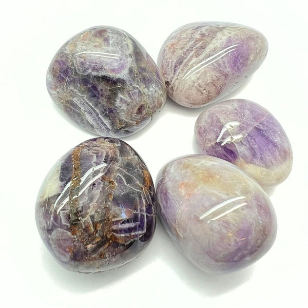 Amethyst, band amethyst tumbled crystal A gross