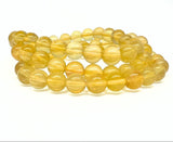 Fluorite yellow bracelet 8 mm