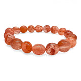 Eldkvarts / golden healer trumlad sten armband
