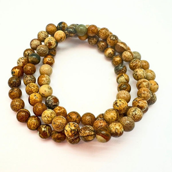 Jade, nephrite bracelet round beads