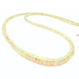 Opal från Etiopien, halsband med små rondeller