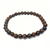 Bronzite, tumbled stone bracelet
