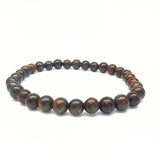 Bronzite, tumbled stone bracelet