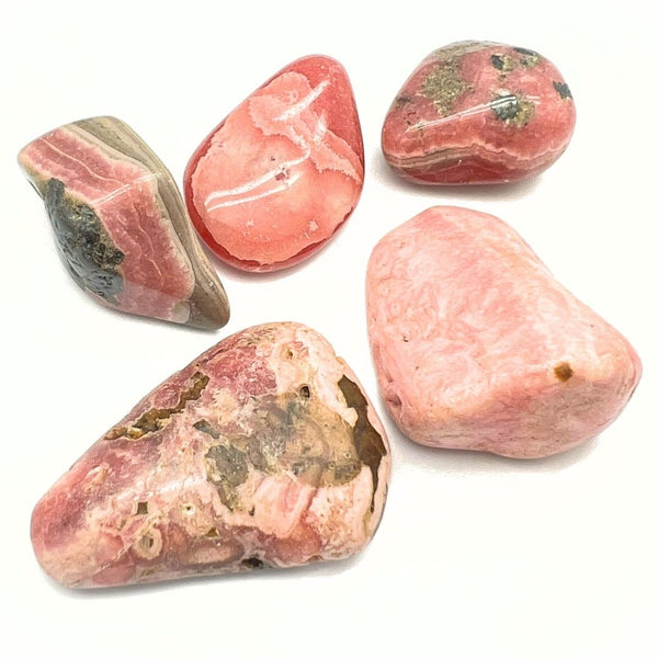 Rhodochrosite AA, tumbled stone