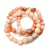 Kunzite, Opal pink and Rhodochrosite
