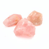 Rosenkvarts AA kvalité, rå mineral