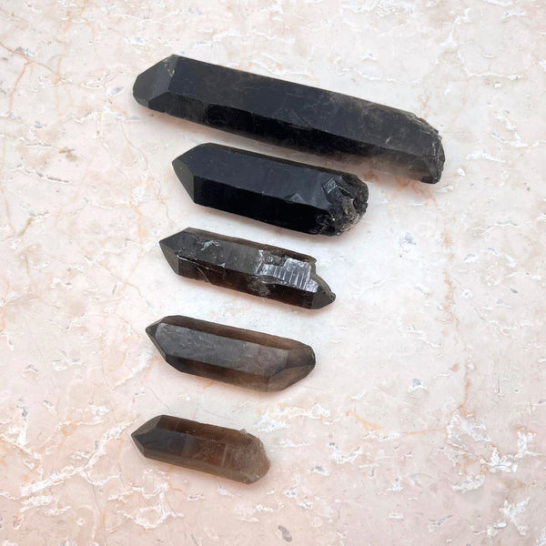 Smoky quartz point natural