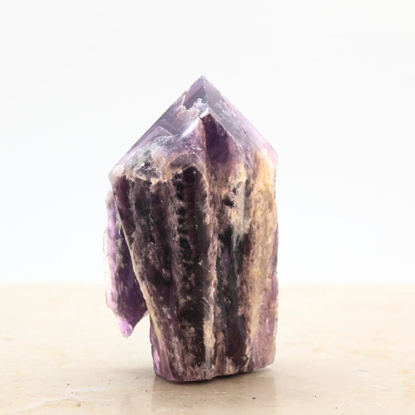 Amethyst tip large AA quality from Brazil raw natural 349 gr