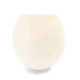 Ljuslykta, rund äggformad vit selenit