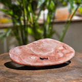Rosa ametist slipad skiva