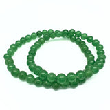 Jade Malaysian färgförstärkt armband 6 mm i 2 storlekar