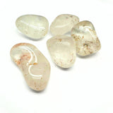 Rock crystal, tumbled stone