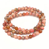 Rhodochrosite, tumbled bracelet