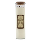 Self-confidence - Magical candle with tiger eye &amp; cinnamon for rituals &amp; spells