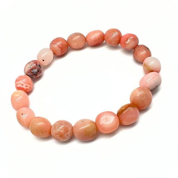 Kunzite, Opal pink and Rhodochrosite