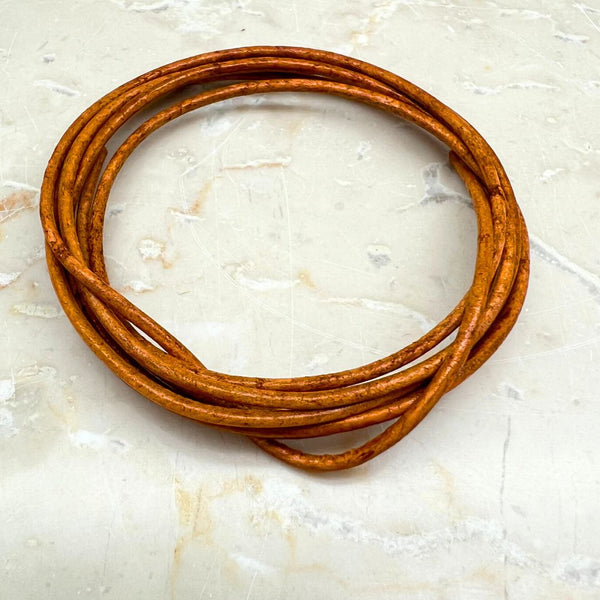 Läderrem, naturfärgad 1,3 mm